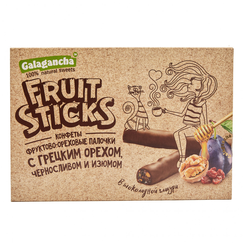  Берестов КРАФТ Fruit Stiсks с черносливом и грецким орехом, 175г в Алексине