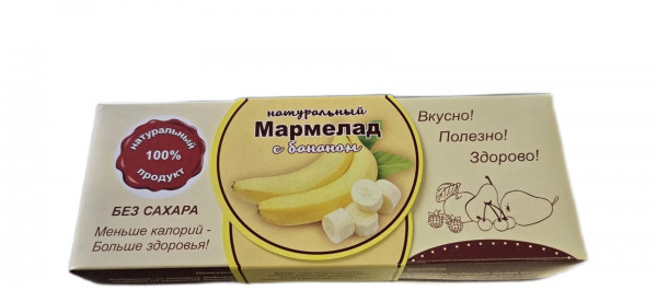 №2 Мармелад натуральный "Банан" 140г  в Алексине
